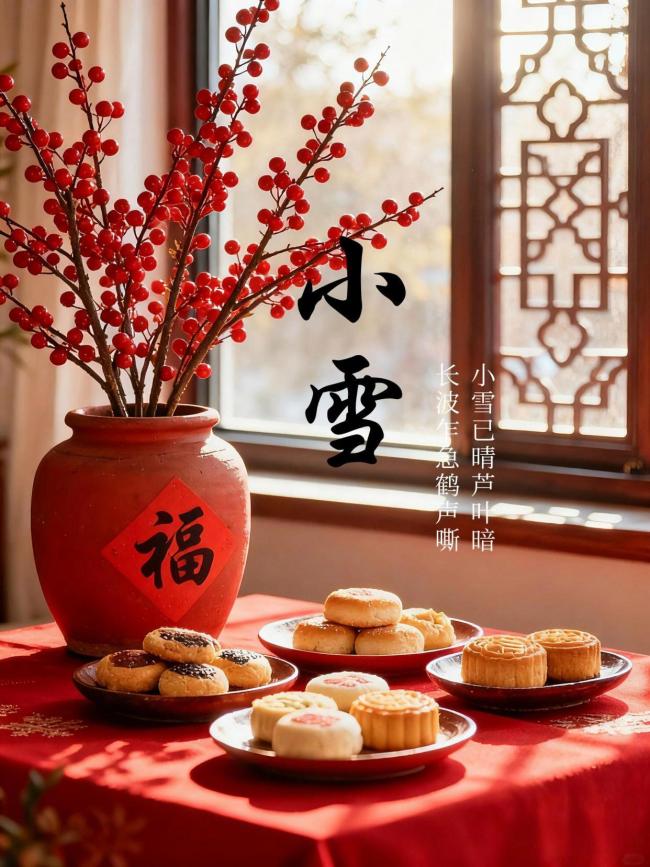 小雪时节看冬的诗意 雪色温柔倔强