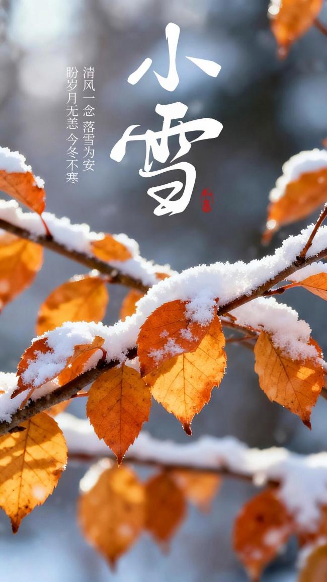 小雪时节看冬的诗意