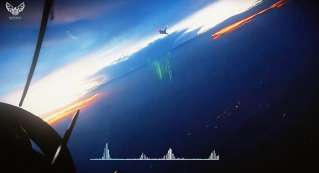 战鹰飞行员视角看云海有多壮观