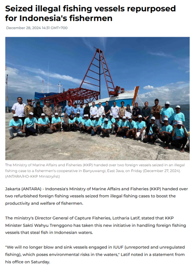 印尼炸毁31艘中国渔船?误导 实为2016年事件