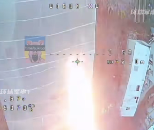 俄军无人机焚毁乌军防无人机路网！铝热剂空中突袭