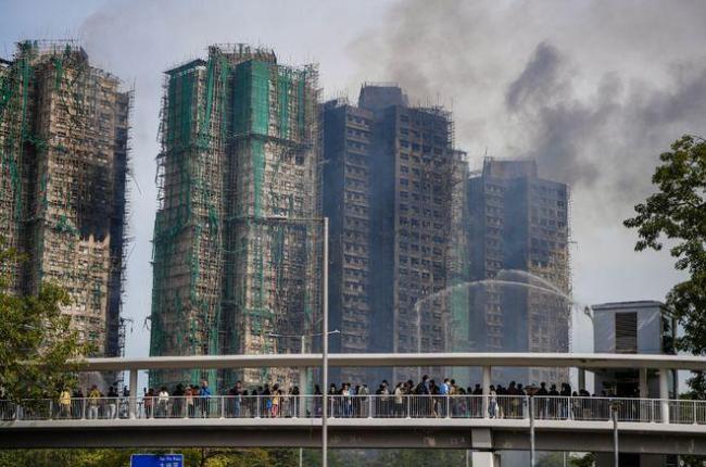 香港火灾部分遗体化为灰烬或未必完整!