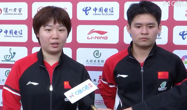 王楚钦说听从安排做好自己该做的 孙颖莎回应混团单打首秀