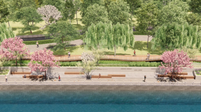 北京又多一处骑行绿道 北京海淀将添一座水岸花园