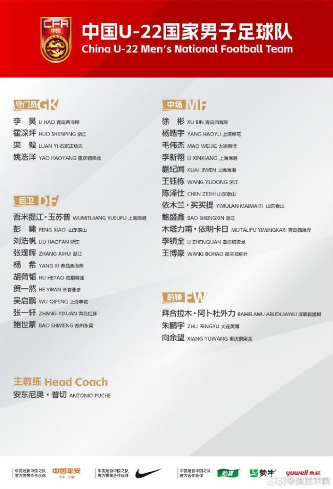 U22國足最強陣容沖刺U23亞洲杯 備戰(zhàn)進入關(guān)鍵階段