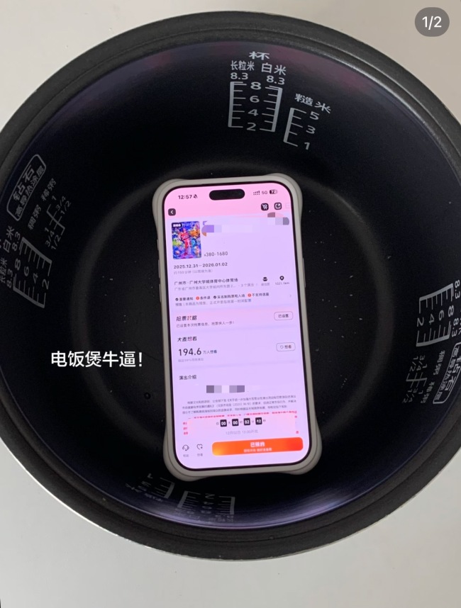 多品牌客服回应手机放电饭煲内胆抢票 法拉第笼效应引热议