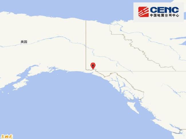 美国阿拉斯加州发生6.9级地震
