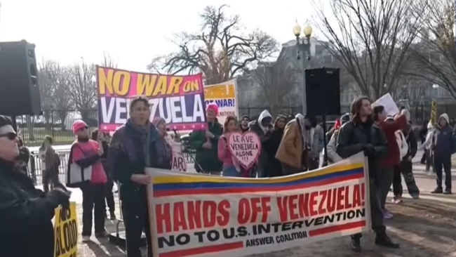 美军事动作搅动拉美局势 全美逾60城举行抗议活动