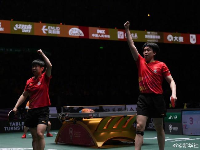 国乒8比1击败日本队11战全胜夺冠 三连冠荣耀加冕