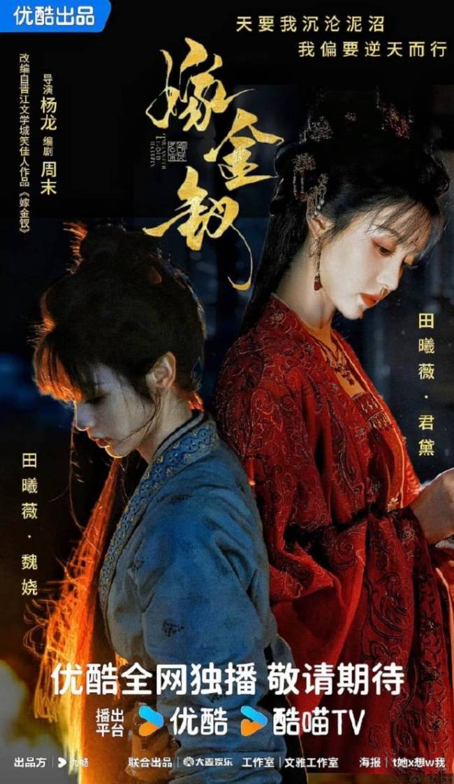 田曦薇《嫁金钗》开机造型 双面恶女挑战引期待