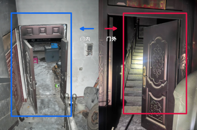 修车店凌晨突发火灾 听劝装的门成了“救命门”