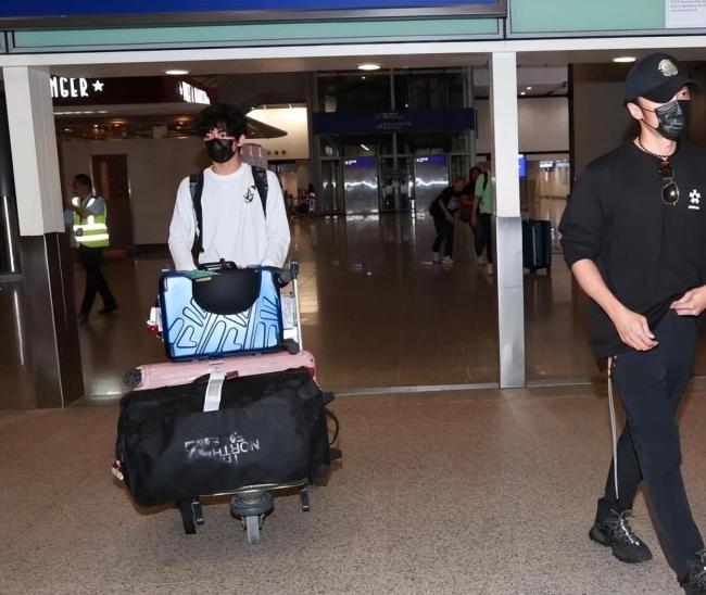 偶遇谢霆锋张柏芝大犬子 18岁Lucas深圳滑雪被拍