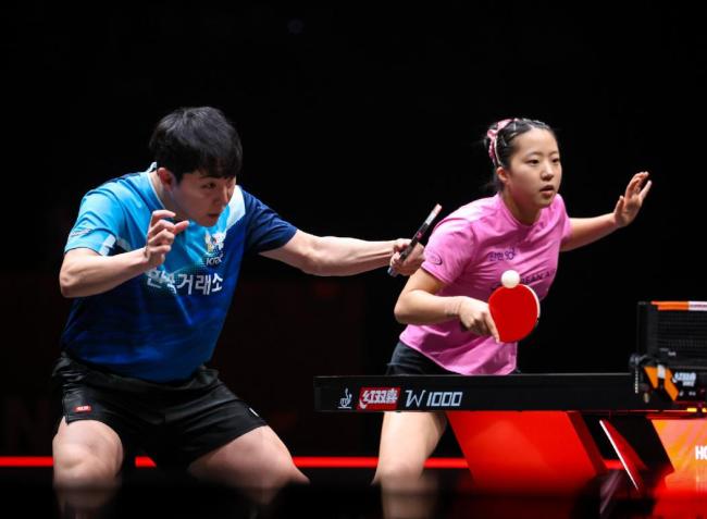 林詩棟蒯曼不敵韓國組合止步半決賽 國乒混雙首嘗敗績