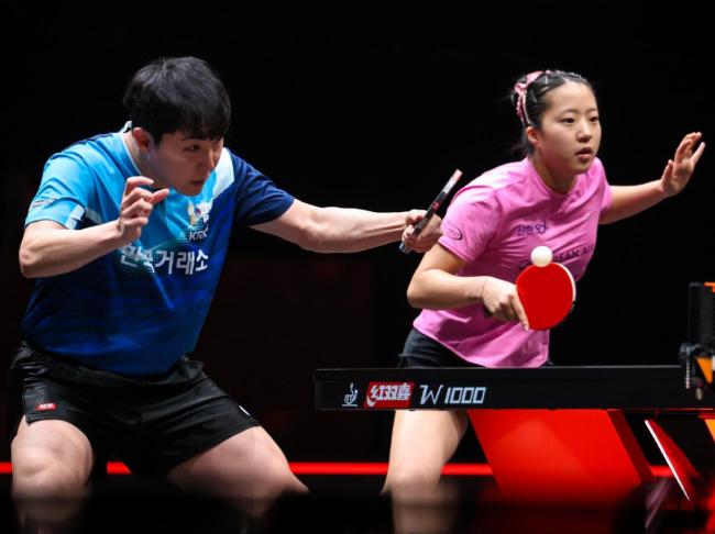 孙颖莎王楚钦0-3韩国组合丢冠 国乒混双遗憾止步亚军