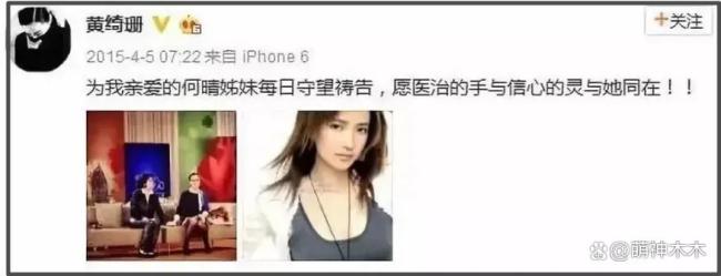 何晴10年前確診癌癥 與病魔抗?fàn)幎嗄杲K離世