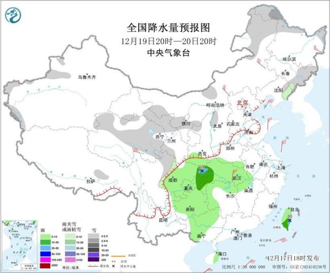 19日起新一股冷空气影响我国 中东部地区降温明显