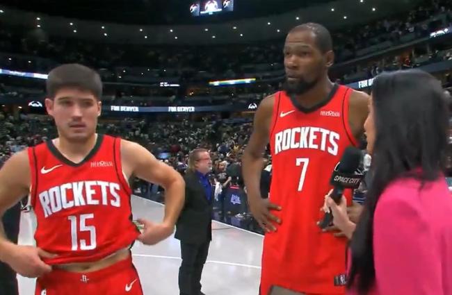 杜兰特：谢泼德站了出来