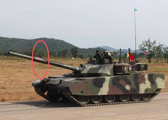 曝又一辆泰军VT-4坦克受损 炮管断裂引关注
