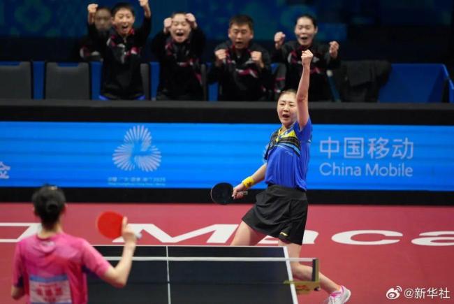 陈梦回应全运会女团夺冠后落泪 所有苦都值得了