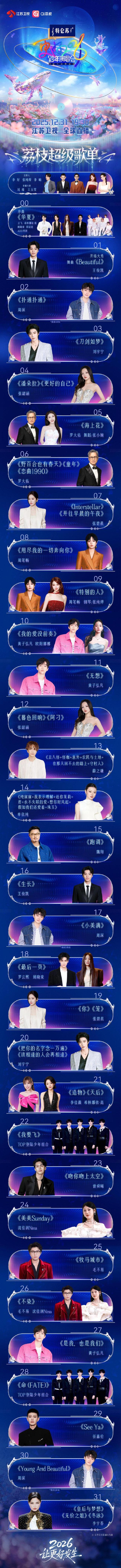 北京卫视跨年节目单来了 多地标取景亮点多