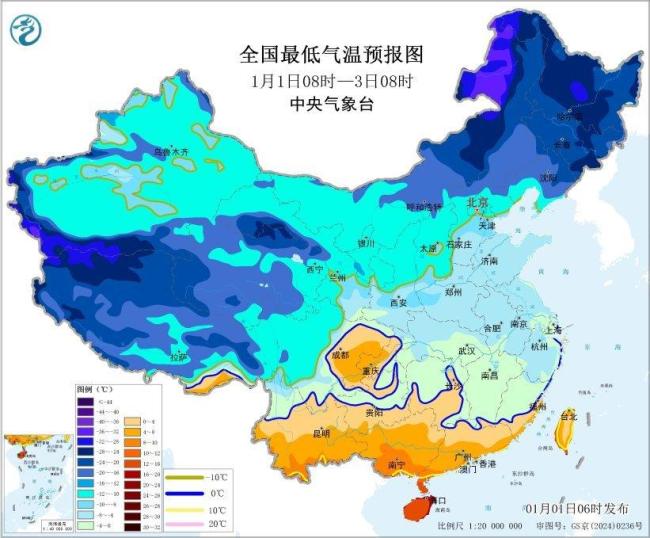 江西福建等地部分地区降温可达10℃ 寒潮蓝色预警持续