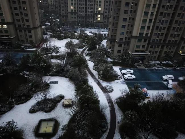 上海迎2026年初雪 瑞雪兆丰年