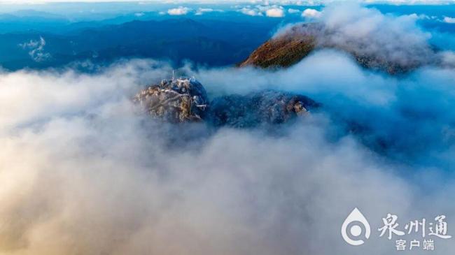 福建2026年首场雾凇来了 银装素裹梦幻景