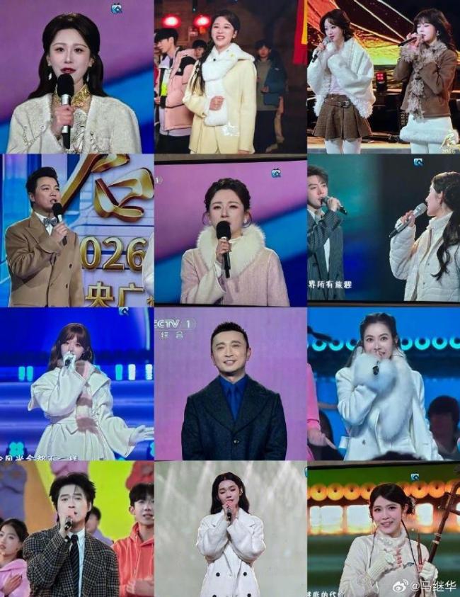 媒体评跨年晚会主持人告别单薄礼服 温暖着装传递关怀