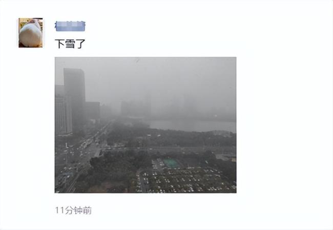 合肥下雪了 气温逐步回升