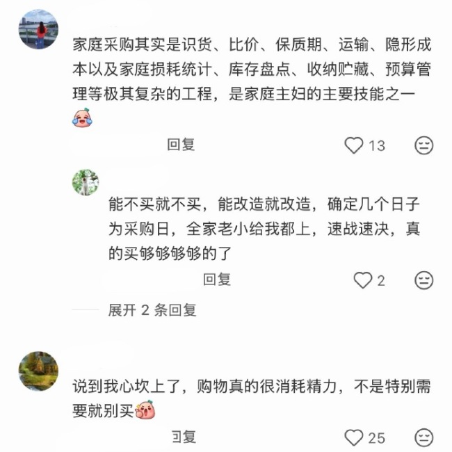 买东西其实是隐形家务劳动