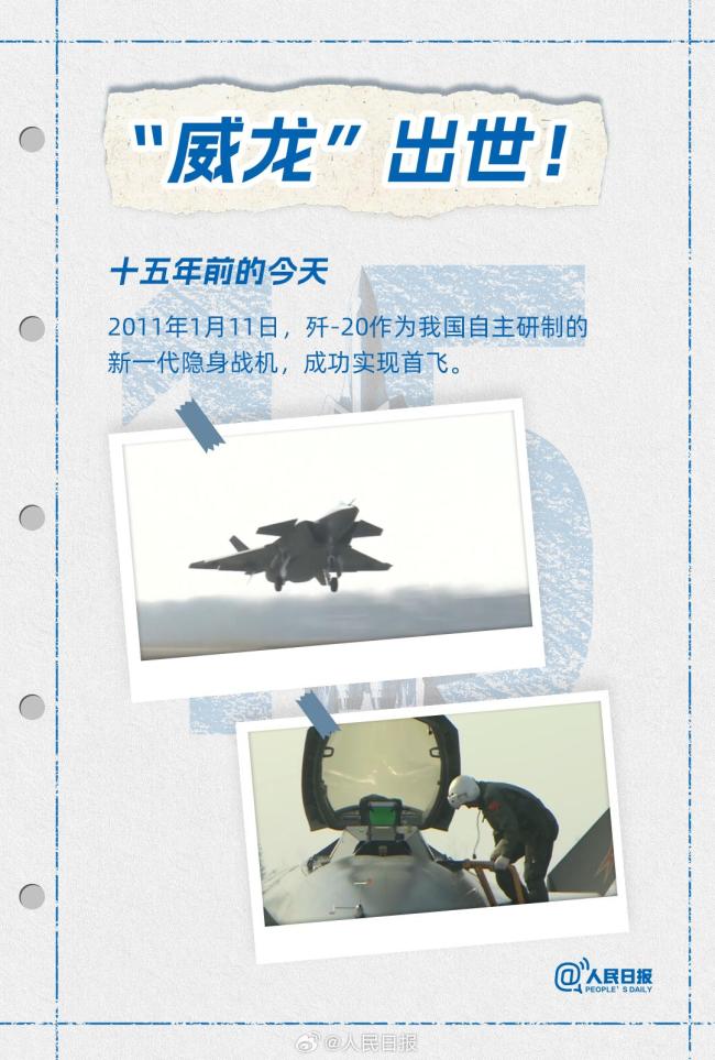 歼20带来的满满安全感 15载长空砺剑