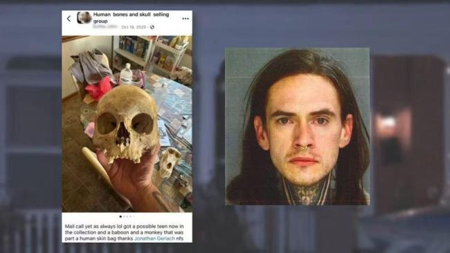 如同“恐怖电影”！美国男子涉嫌出售“人皮包”等人类遗骸，已被捕面临500余项指控 震惊全美