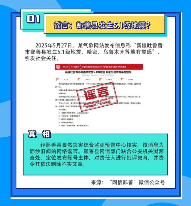 新疆互聯(lián)網(wǎng)聯(lián)合辟謠平臺(tái)2025年度辟謠榜單