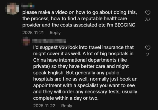 免签后外国人打飞的来中国看病 医疗游成新趋势