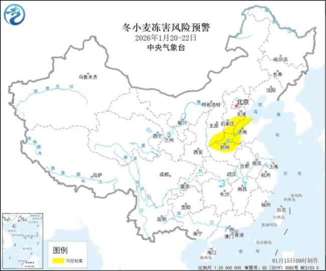 两部门发布冬小麦油菜冻害风险预警