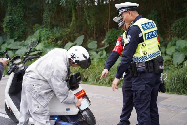 深圳持续严查严管电动自行车违法 构建“空地一体”管控体系