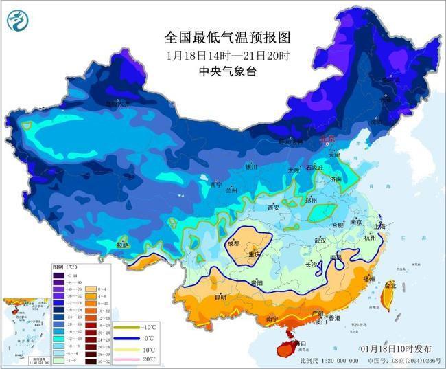 寒潮黄色预警来了！局地降温超16℃ 中东部大范围降温