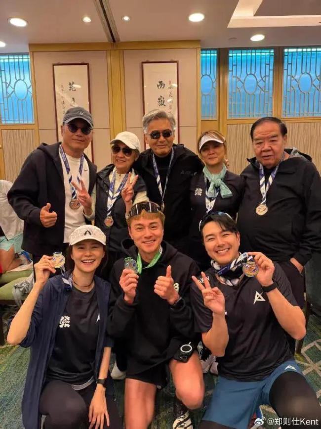 74岁“肥猫”郑则仕10公里首马完赛