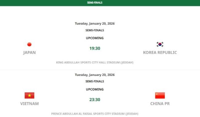 U23男足今日将战越南队 冲击决赛资格