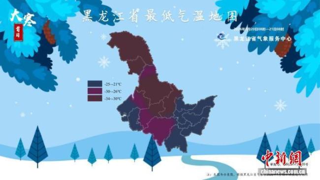 大寒首日黑龙江最低温-36℃ 寒冷天气需加强保暖