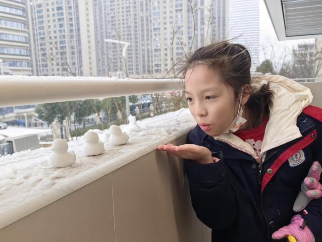 武汉的雪天给孩子们上了特别的一课 雪中成长体验
