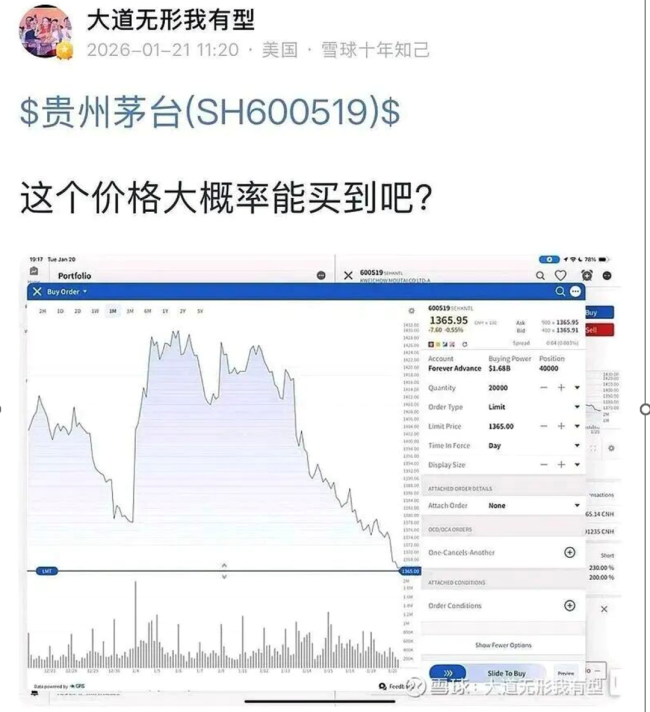 段永平：茅台现时股价简直不贵 始终投资价值披露