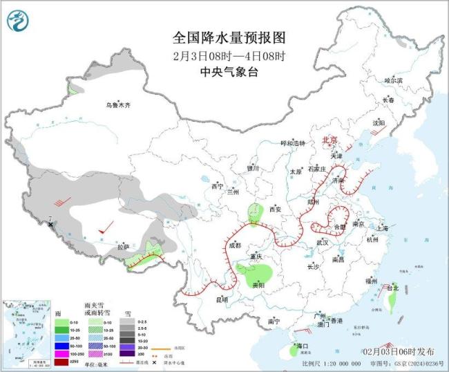 大到暴雪！5日起中东部将迎雨雪 降温 春运出行需谨慎