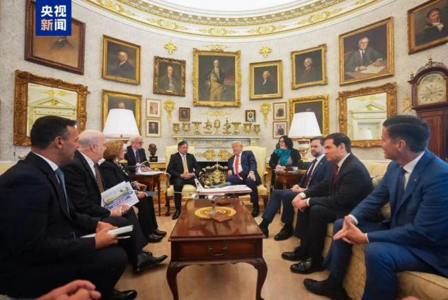 特朗普说与哥伦比亚总统相处融洽 会谈成果显著