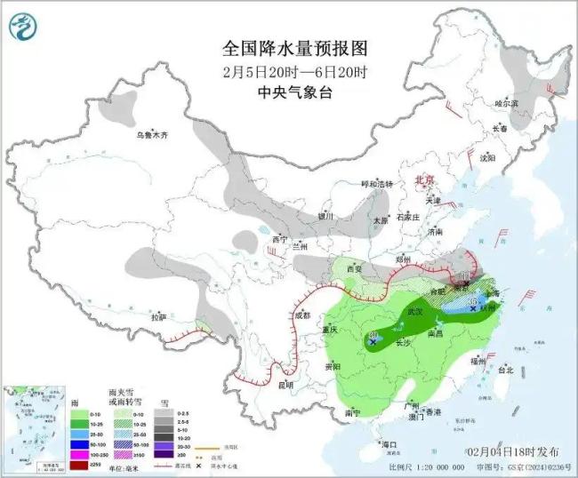 中东部地区将有寒潮雨雪天气 大范围降温来袭
