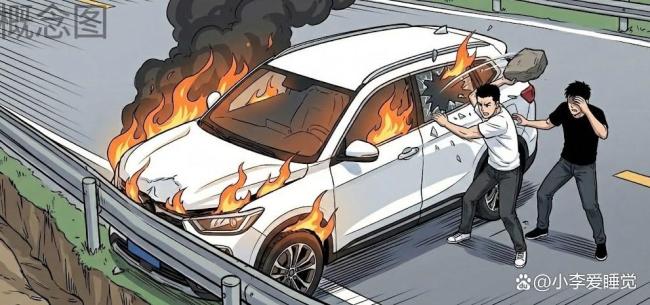 你如何看新能源车起火路人砸窗救3人 英雄的遗憾与反思