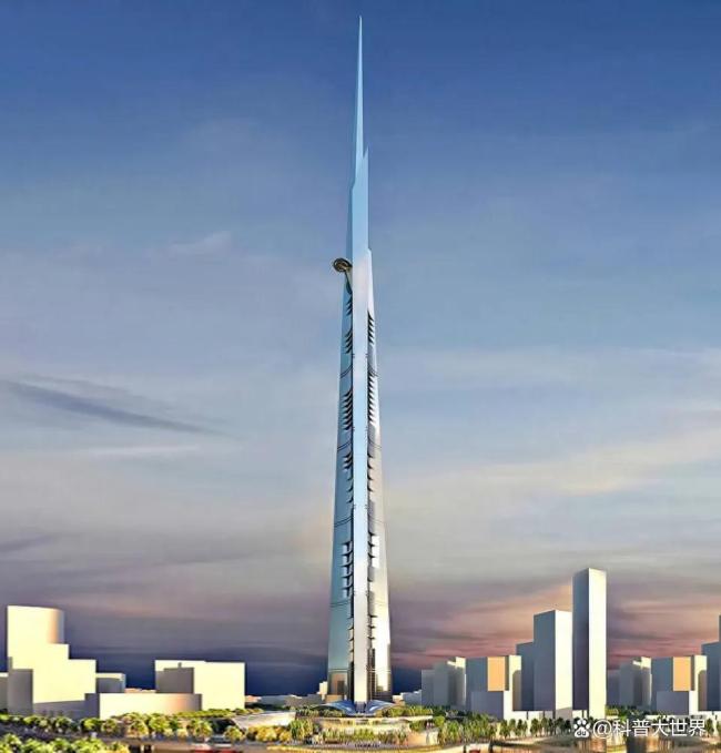 世界第一高楼吉达塔本月将建到100层 复工后进展神速