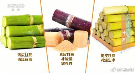 甘蔗是天然补血小能手