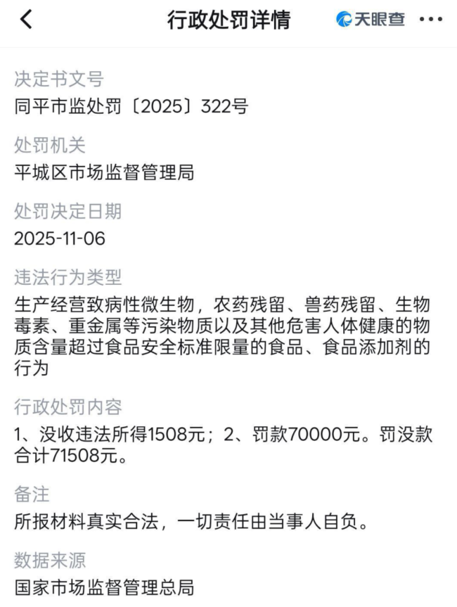多人感染沙氏门菌婚宴酒店被罚7万 食品安全问题引关注