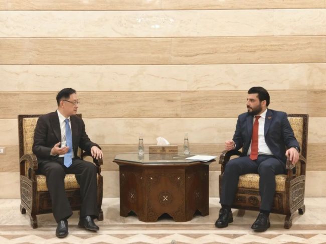 我大使会见叙过渡政府外交部中国司司长